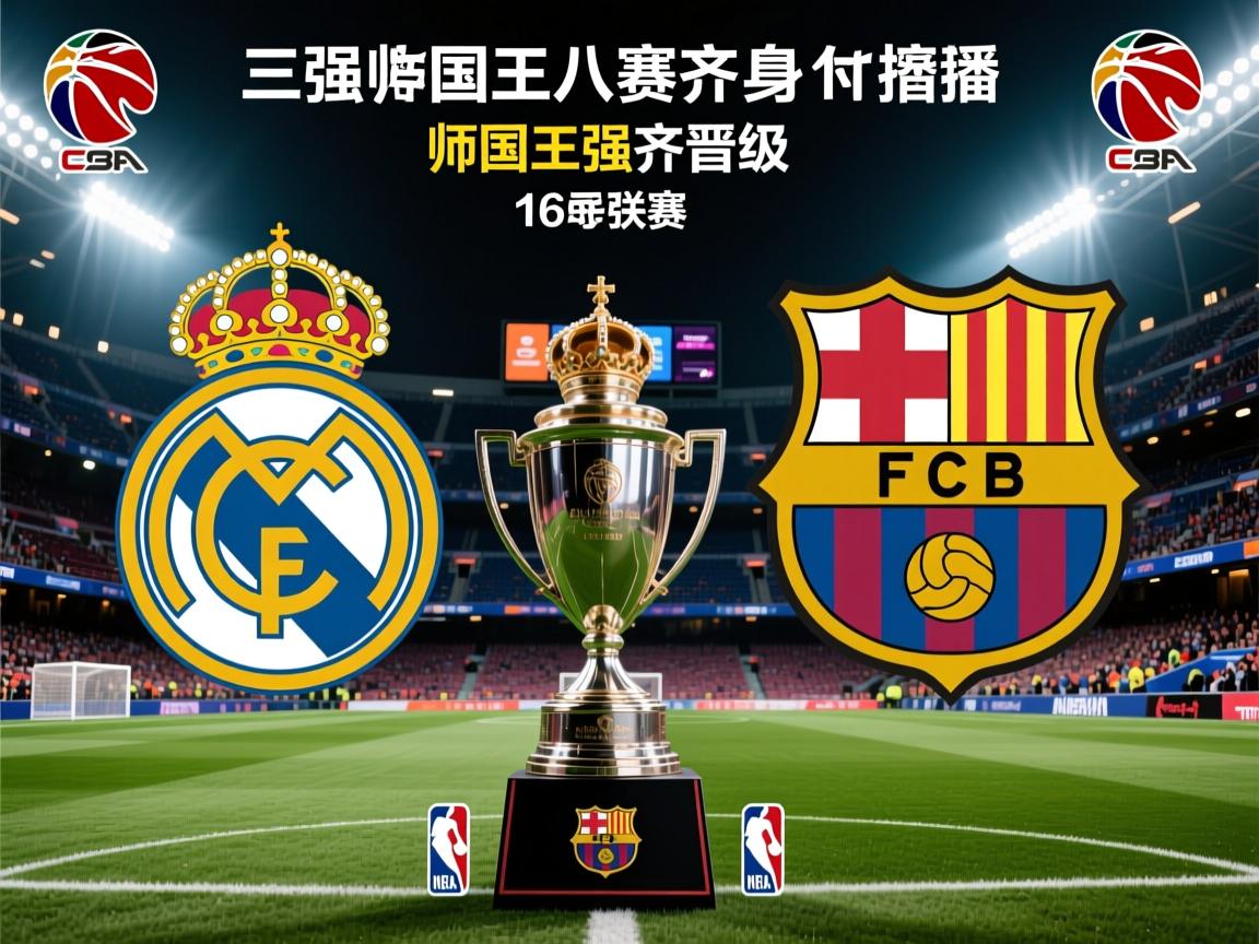 西甲三强会师国王杯八强！皇马巴萨马竞齐晋级，16强赛  第2张
